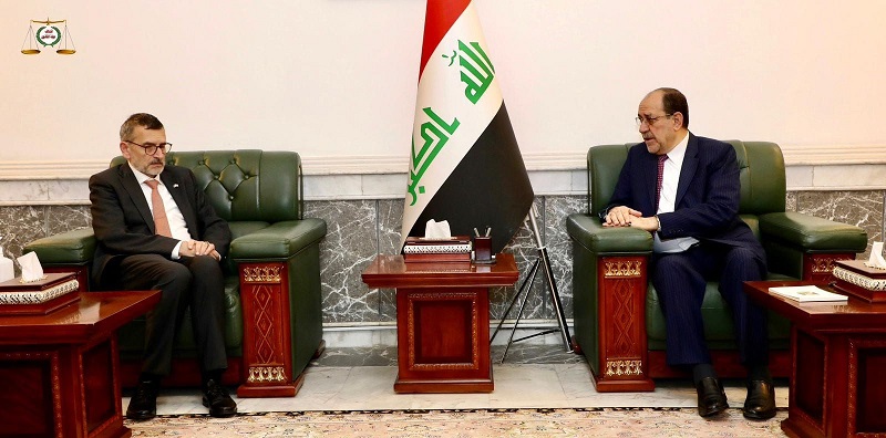 المالكي يؤكد أهمية تعزيز التعاون مع البعثة الأممية بمختلف المجالات