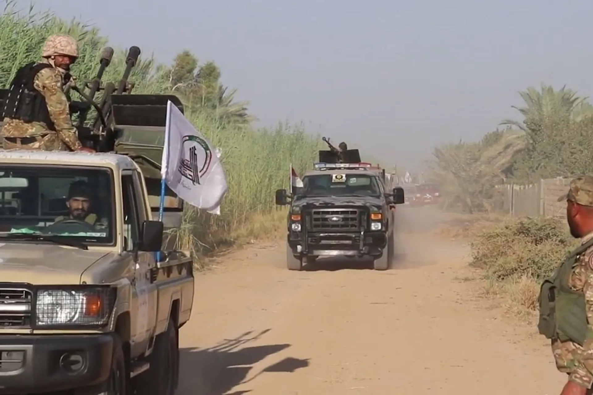 قوة مشتركة من الحشد والجيش تنفذان عملية أمنية في تلعفر