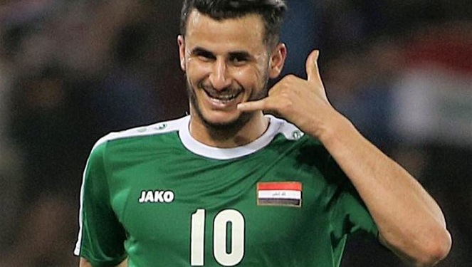 هداف العراق مهدد بالغياب عن مواجهة فيتنام