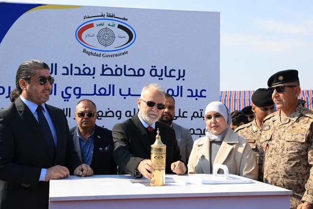 محافظ بغداد يضع حجر الاساس لـ11 مدرسة في ابي غريب